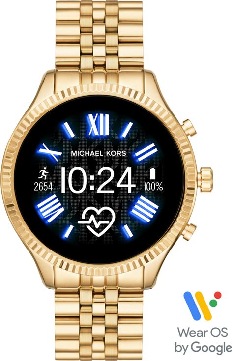 michael kors lexington 2 gen 5 smartwatch mkt5078|Gen 5 Lexington Gold.